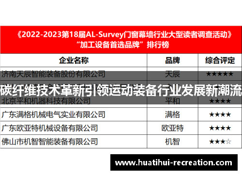 碳纤维技术革新引领运动装备行业发展新潮流